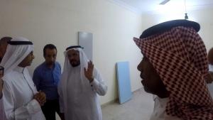 An Inspection Visit by the College Dean to the New Leased Building